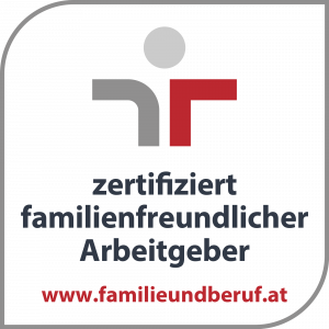 Gütezeichen zertifiziert familienfreundlicher Arbeitgeber